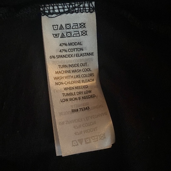 Max Studio black cap sleeves top Sz S - Picture 6 of 12